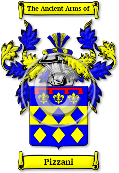 Pizzani Family Crest Download (JPG) Legacy Series - 600 DPI