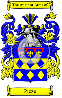 Pizzo Family Crest/Coat of Arms