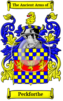 Peckforthe Family Crest/Coat of Arms