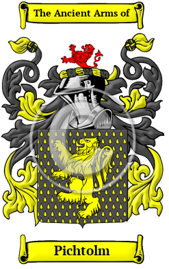 Pichtolm Family Crest/Coat of Arms