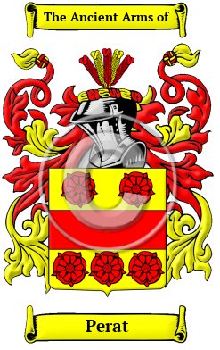 Perat Family Crest/Coat of Arms