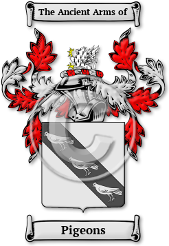 Pigeons Family Crest Download (jpg) Legacy Series - 150 DPI