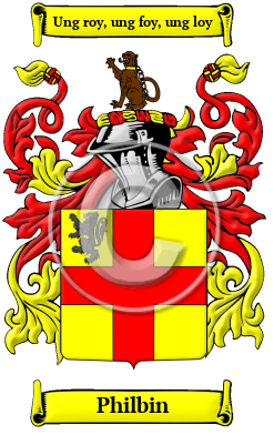 Philbin Family Crest/Coat of Arms