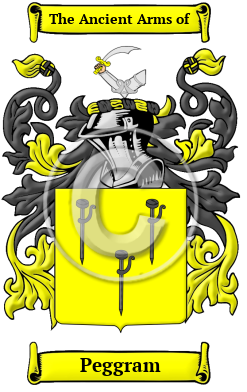 Peggram Family Crest/Coat of Arms