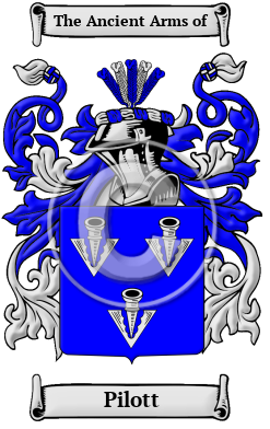 Pilott Family Crest/Coat of Arms