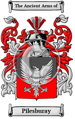 Pilesburay Family Crest/Coat of Arms