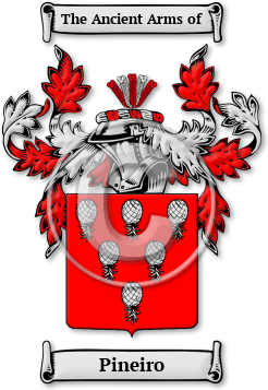 Pineiro Family Crest Download (jpg) Legacy Series - 150 DPI