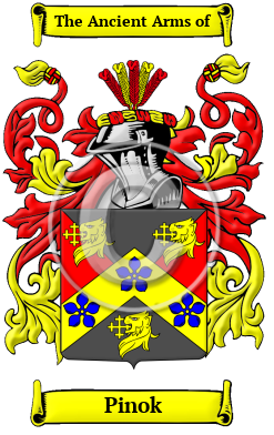 Pinok Family Crest Download (JPG) Heritage Series - 600 DPI