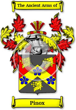 Pinox Family Crest Download (jpg) Legacy Series - 150 DPI