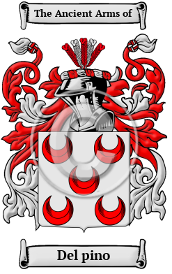 Del pino Family Crest/Coat of Arms