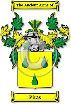 Piras Family Crest Download (jpg) Legacy Series - 150 DPI