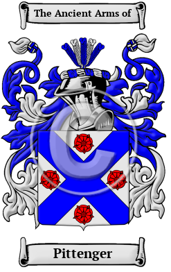 Pittenger Family Crest/Coat of Arms