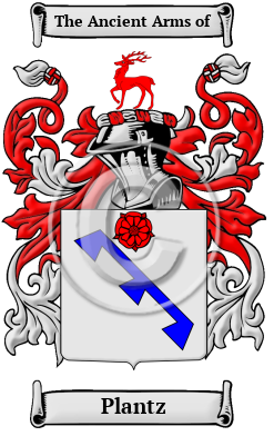 Plantz Family Crest Download (JPG) Heritage Series - 300 DPI