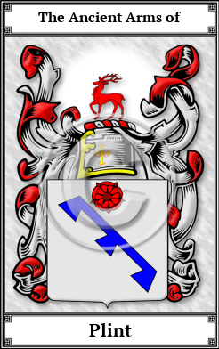 Plint Family Crest Download (JPG)  Book Plated - 150 DPI