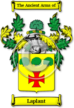 Laplant Family Crest Download (JPG) Legacy Series - 600 DPI