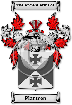 Planteen Family Crest Download (jpg) Legacy Series - 150 DPI