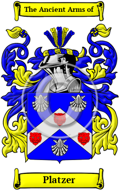 Platzer Family Crest/Coat of Arms