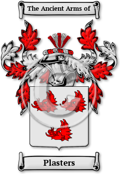 Plasters Family Crest Download (jpg) Legacy Series - 150 DPI