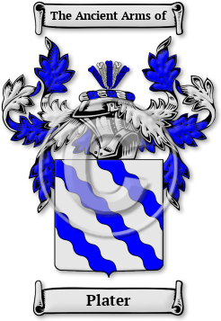 Plater Family Crest Download (jpg) Legacy Series - 150 DPI