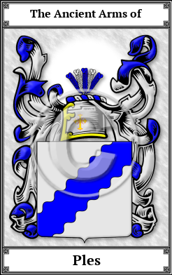 Ples Family Crest Download (JPG)  Book Plated - 150 DPI