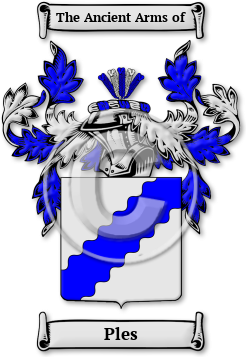 Ples Family Crest Download (jpg) Legacy Series - 150 DPI