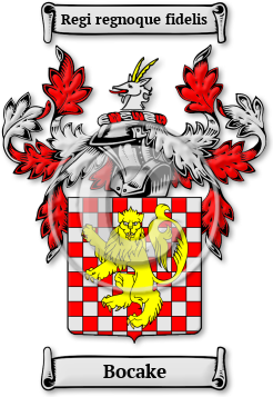 Bocake Family Crest Download (JPG) Legacy Series - 300 DPI