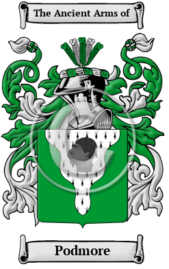 Podmore Family Crest/Coat of Arms