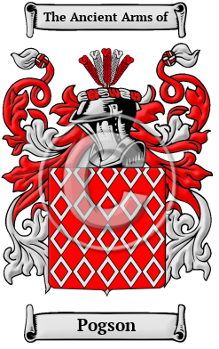 Pogson Family Crest/Coat of Arms