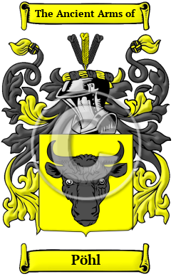 Pöhl Family Crest/Coat of Arms