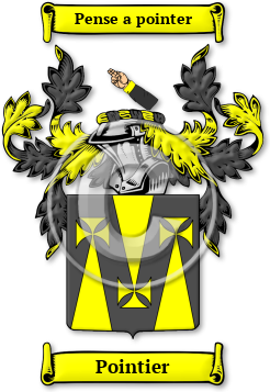 Pointier Family Crest Download (jpg) Legacy Series - 150 DPI