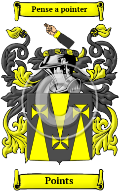 Points Family Crest/Coat of Arms