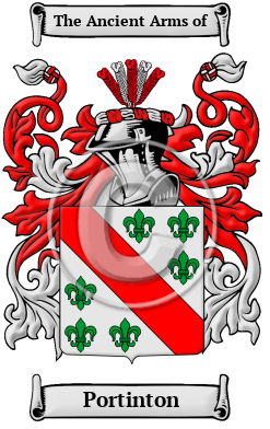 Portinton Family Crest/Coat of Arms