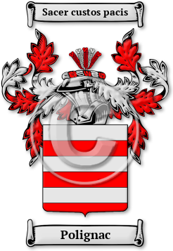 Polignac Family Crest Download (JPG) Legacy Series - 600 DPI