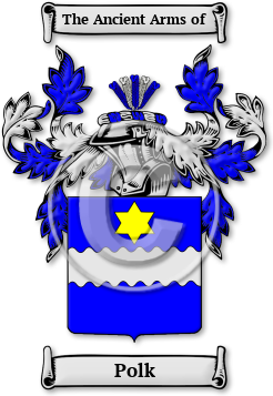Polk Family Crest Download (JPG) Legacy Series - 600 DPI