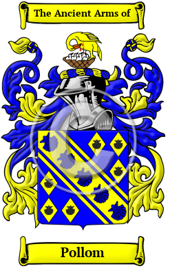Pollom Family Crest/Coat of Arms