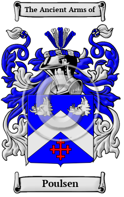Poulsen Family Crest/Coat of Arms