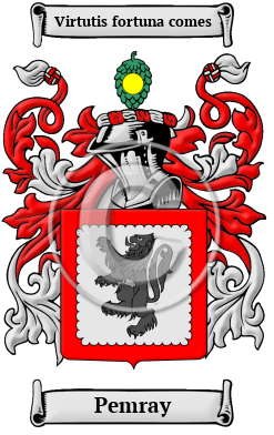 Pemray Family Crest/Coat of Arms