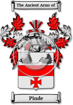 Pinde Family Crest Download (JPG) Legacy Series - 600 DPI