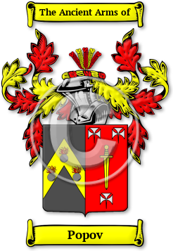 Popov Family Crest Download (jpg) Legacy Series - 150 DPI