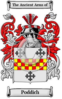 Poddich Family Crest/Coat of Arms