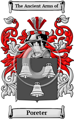Poreter Family Crest/Coat of Arms