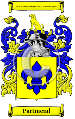 Partmend Family Crest/Coat of Arms