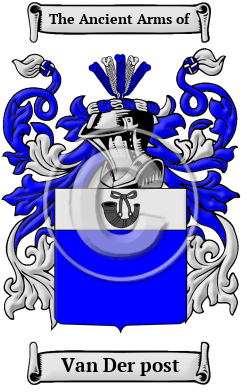 Van Der post Name Meaning, Family History, Family Crest & Coats of Arms