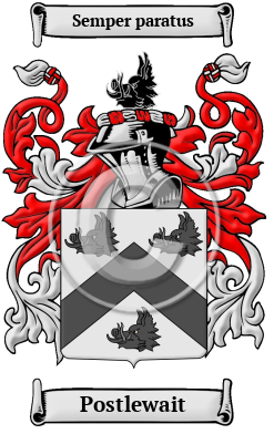 Postlewait Family Crest/Coat of Arms