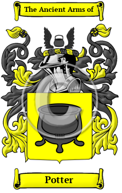 Potter Family Crest/Coat of Arms