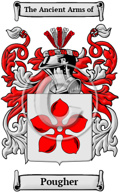 Pougher Family Crest/Coat of Arms