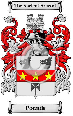 Pounds Family Crest/Coat of Arms