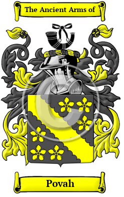 Povah Family Crest/Coat of Arms