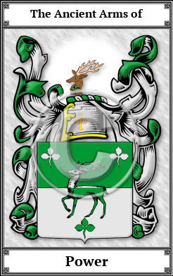 Power Family Crest Download (JPG)  Book Plated - 150 DPI