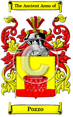Pozzo Family Crest/Coat of Arms
